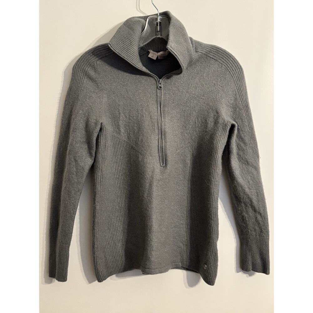 Royal Robbins Gray Half-Zip Sweater